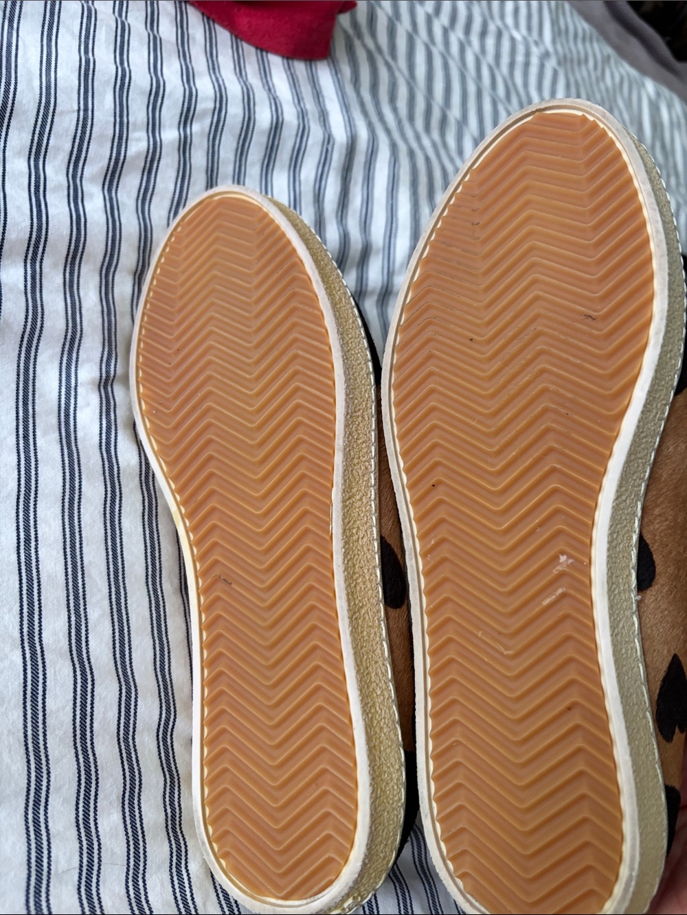 Burberry Heart Print Pony Hair Sneakers in Brown and Black - Picture 3 of 5